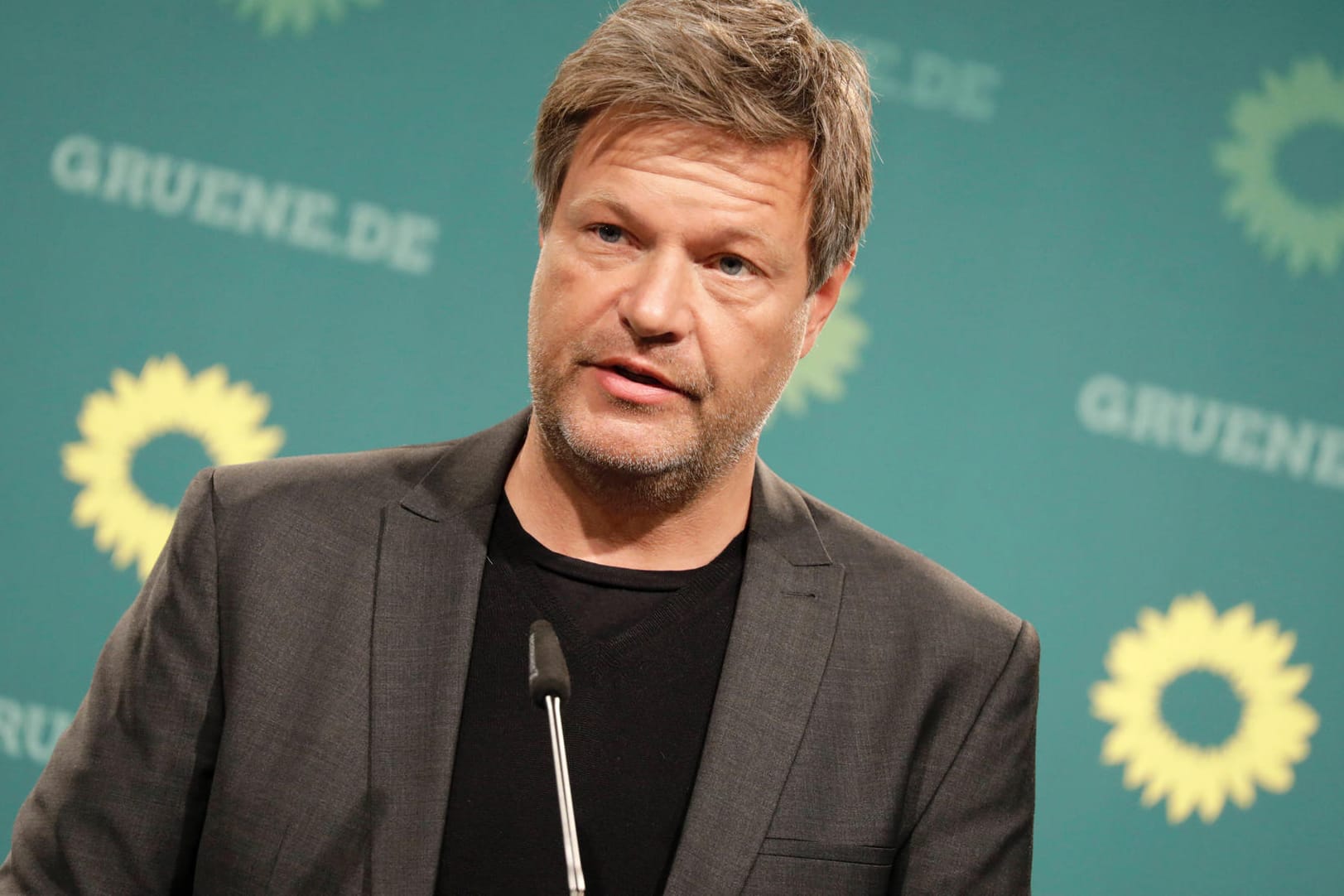 Robert Habeck: Der Co-Bundesvorsitzende der Grünen kritisiert die Regierung für ihre Klimaziele.
