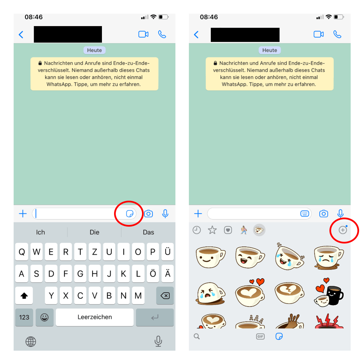 sticker whatsapp iphone cara