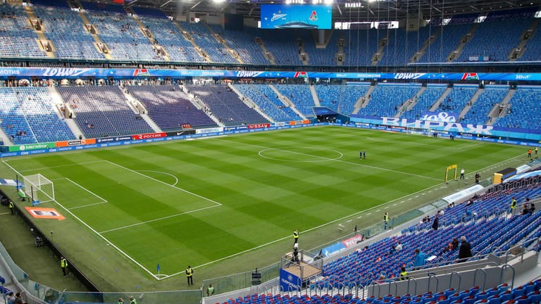 In der Gazprom Arena in St. Petersburg finden während der EM 2021 drei Spiele der Gruppe E statt.