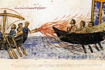 Griechisches Feuer: Die Geheimwaffe war gefürchtet im Mittelalter.