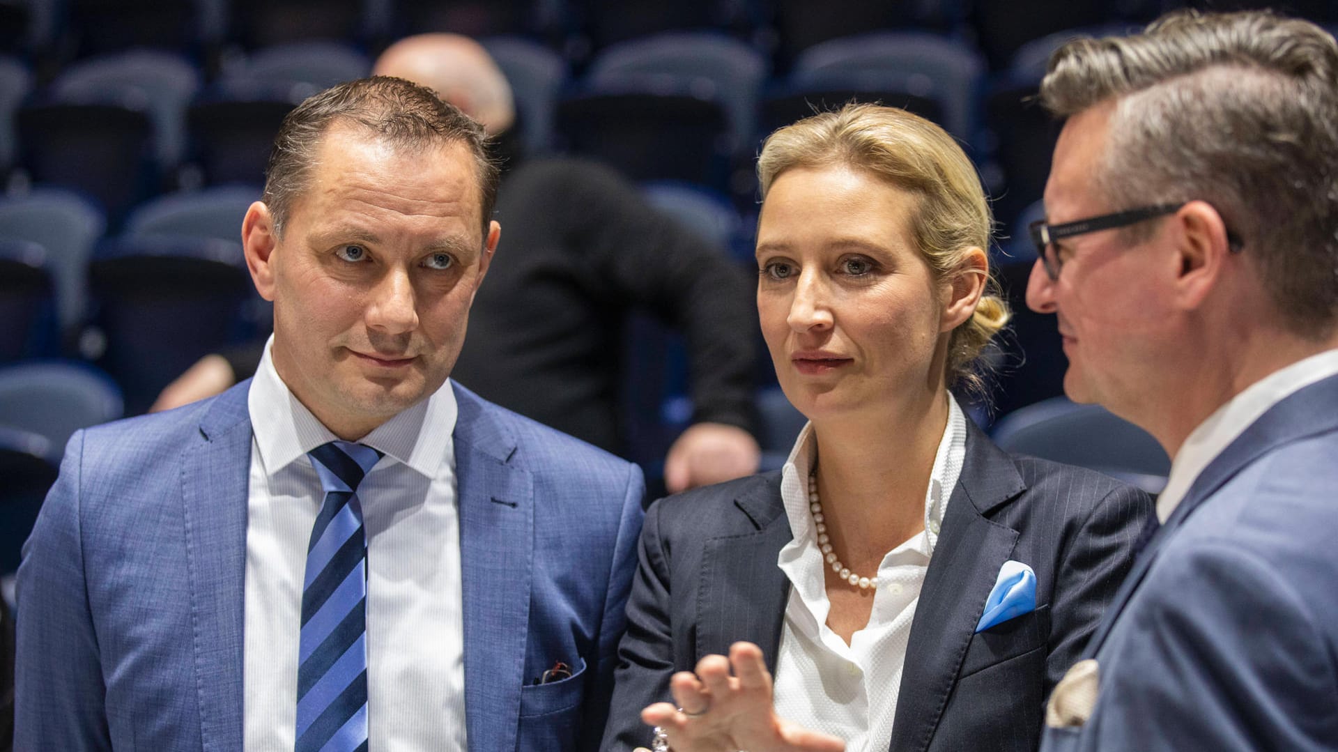 Tino Chrupalla und Alice Weidel: Sie können "Flügel"-Freunde und Meuthen-Gegner auf ihrer Seite wähnen.