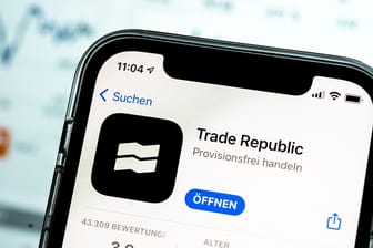 Trade-Republic-App (Symbolbild): Das Unternehmen ist mit vier Milliarden Euro bewertet.