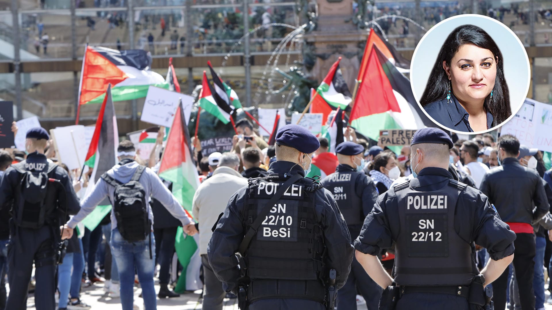 Demo in Leipzig: Bei pro-palästinensischen Protesten kam es in mehreren Städten zu antisemitischen Vorfällen.