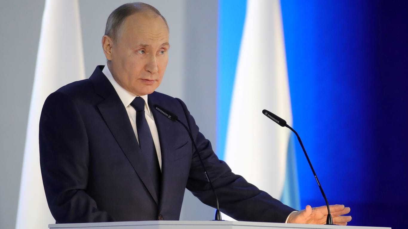 Wladimir Putin, Präsident Russlands: Er sieht Russlands Territorium in Gefahr.