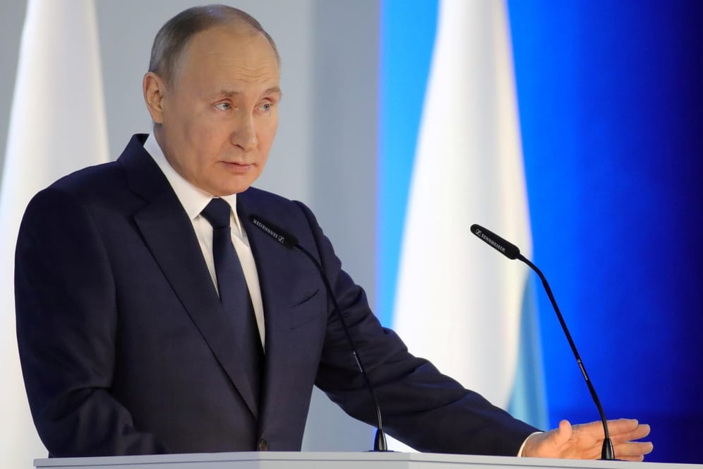 Wladimir Putin, Präsident Russlands: Er sieht Russlands Territorium in Gefahr.