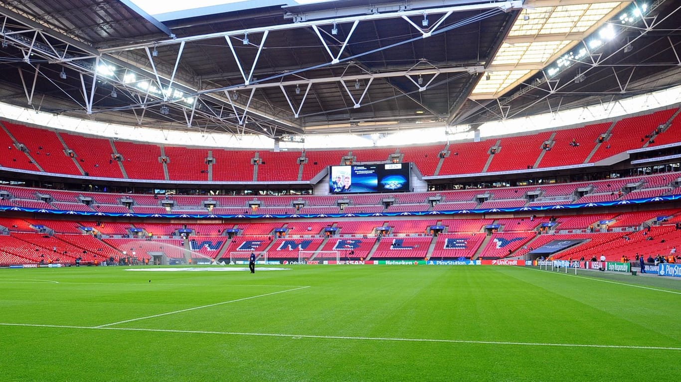 Wembley Stadion: Zum EM-Finale könnten 90.000 Fans in London zugelassen werden.