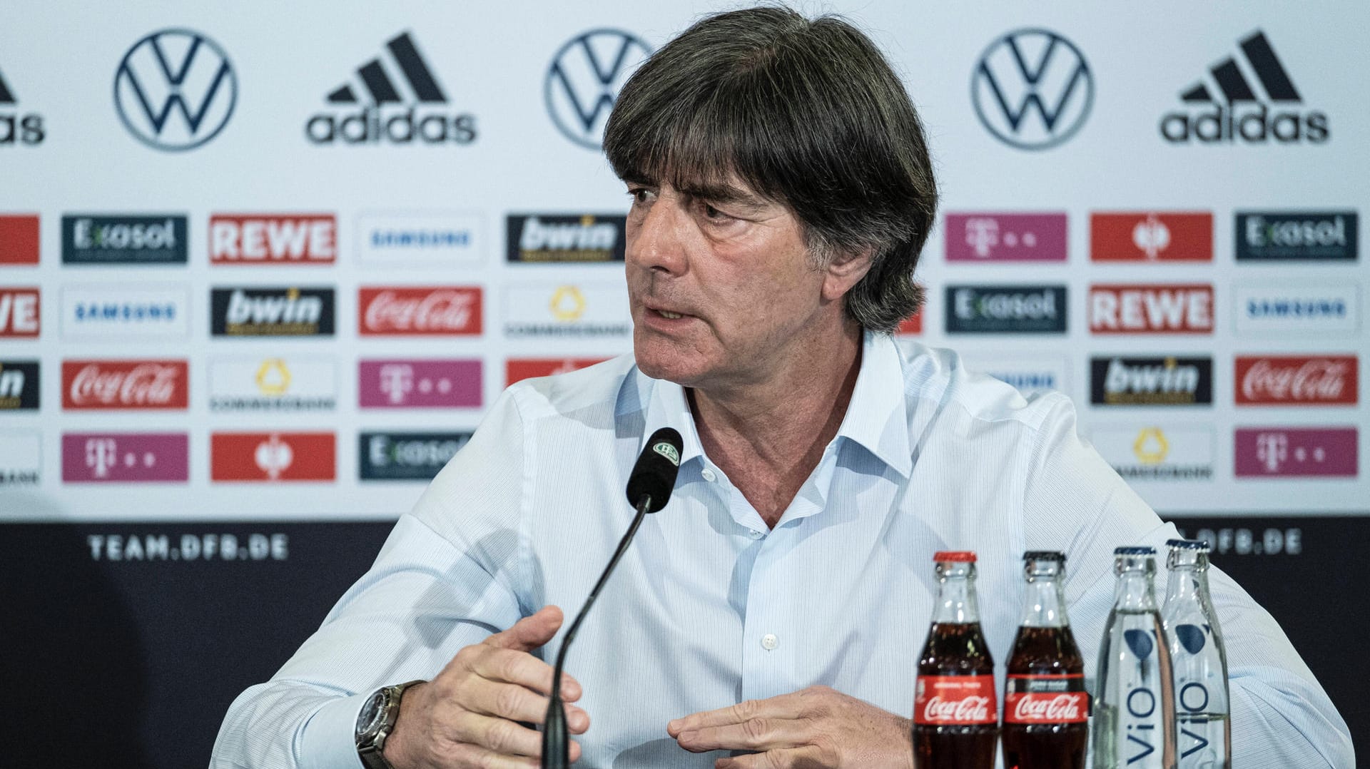 Jogi Löw: Der Bundestrainer hat seinen Kader für die EM kürzlich benannt. Jogi Löw: Der Bundestrainer hat seinen Kader für die EM kürzlich benannt.