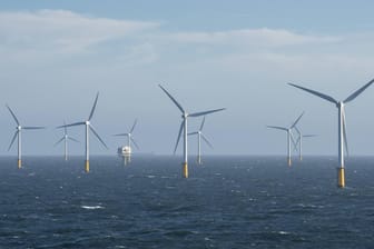 Offshore-Windpark (Symbolbild): BASF und RWE wollen einen solchen bauen.