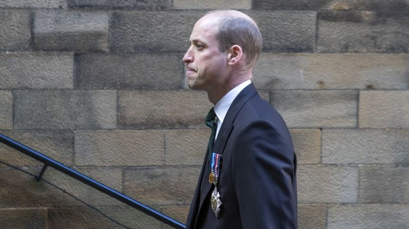 Prinz William, Herzog von Cambridge, trifft zur Eröffnungszeremonie der Generalversammlung der Kirche von Schottland ein, bei der er eine Rede als Lord High Commissioner hält.