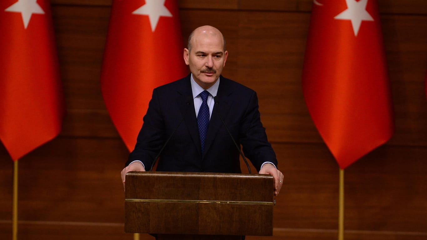 Türkeis Innenminister Süleyman Soylu: Kritische Nachfragen zu den gegen ihn bestehenden Korruptionsvorwürfen sind nicht erwünscht, wie ein türkischer Journalist erfahren musste.