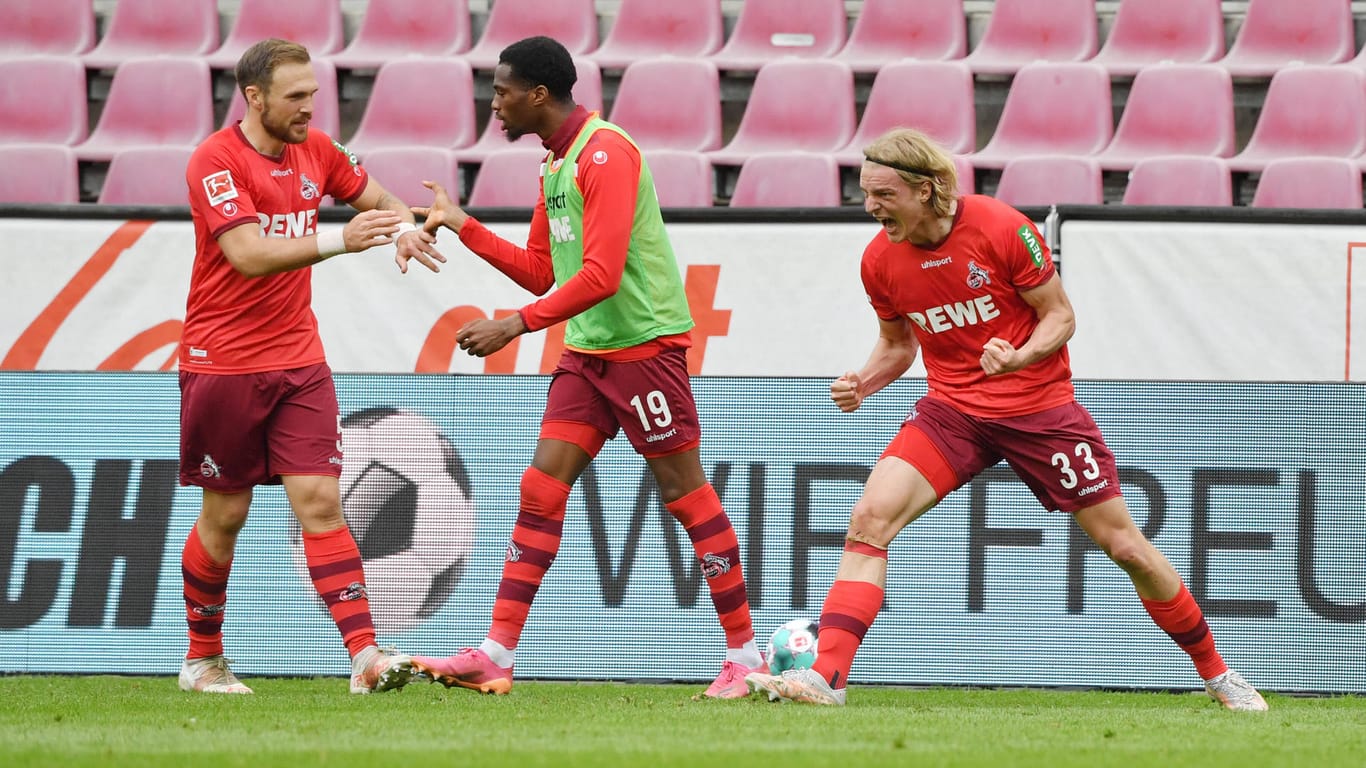 Sebastiaan Bornauw hat den 1. FC Köln im Kampf gegen den siebten Abstieg in 23 Jahren in die Relegation gerettet.