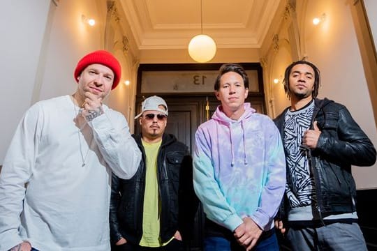 Die Band Culcha Candela in Berlin.