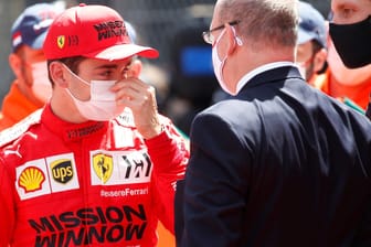 Kein Rennen in Monaco: Charles Leclerc hat einen Autoschaden.