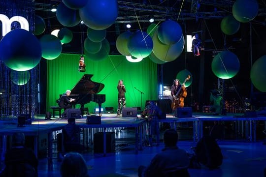 Eine der Bühnen beim Jazzfestival in Moers.