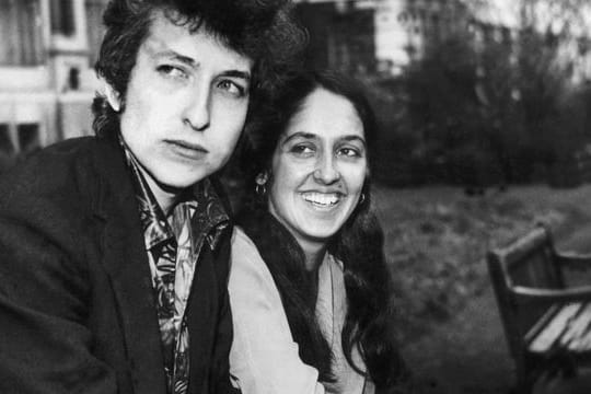 Bob Dylan und seine Kollegin Joan Baez (1965).