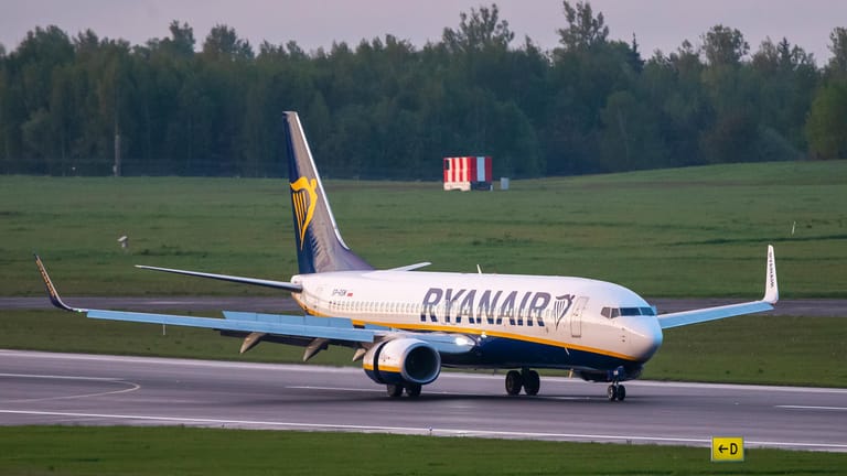 Der Ryanair-Flieger landet in Litauen: Auf dem Weg musste die Maschine in Belarus zwischenlanden.