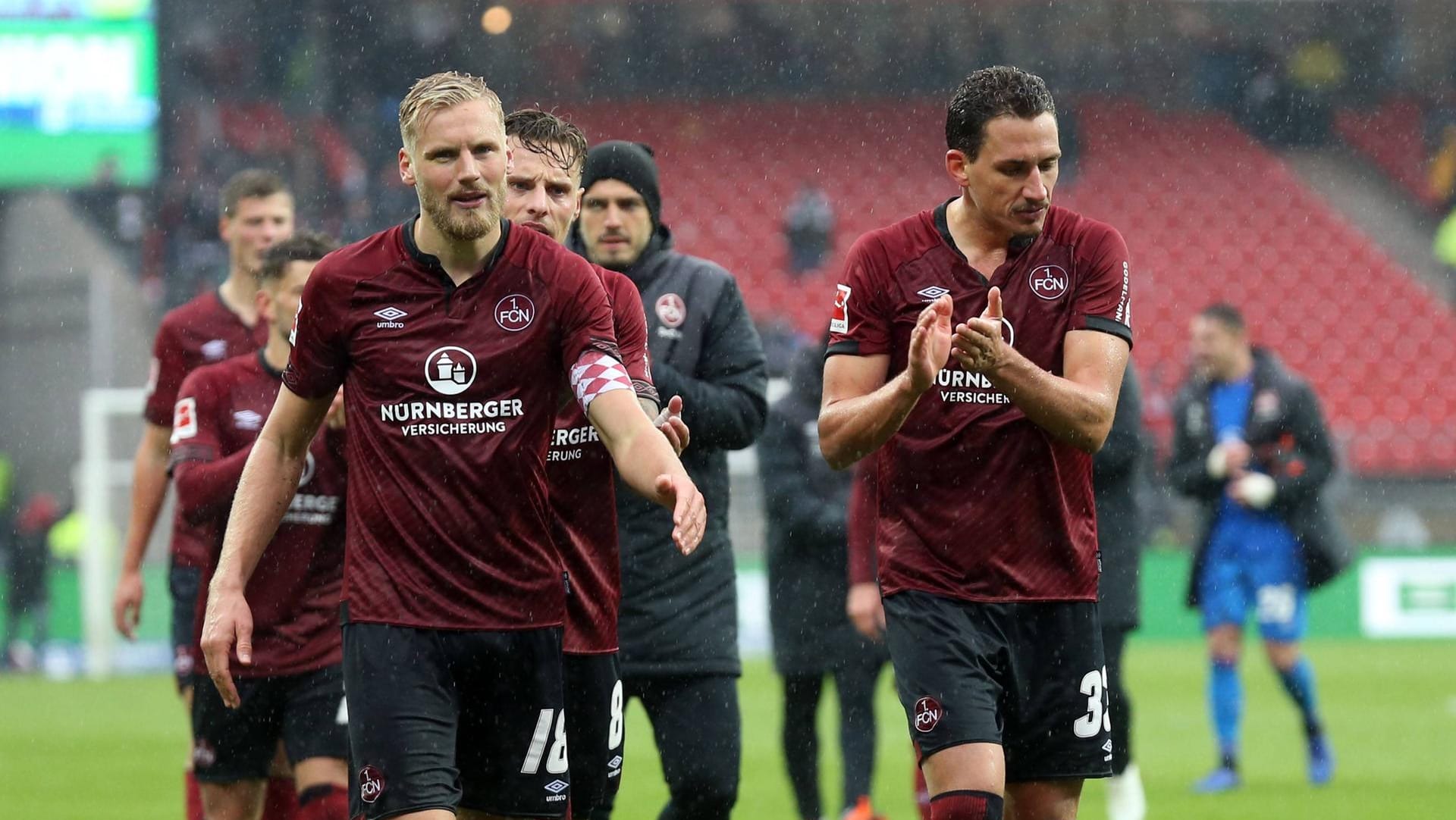 Hanno Behrens, Georg Margreitter und Lukas Mühl (vorne im Bild, von links): Die drei verlassen den Verein.