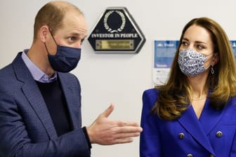 Prinz William und Herzogin Kate beim Besuch des Sozialzentrums Turning Point Scotland.