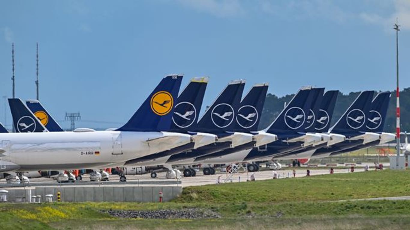 Passagierflugzeuge der Fluggesellschaft Lufthansa
