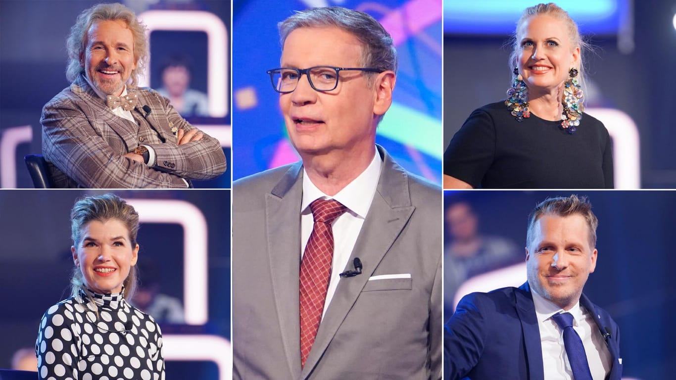 Promi-Special bei "Wer wird Millionär?": Gottschalk, Schöneberger, Pocher und Engelke auf den Quiz-Stühlen bei RTL