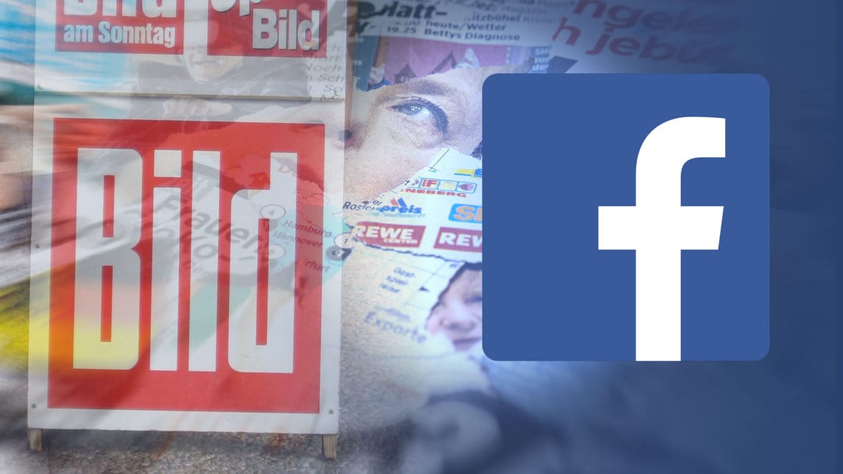 "Bild"-Nachrichten bei Facebook: Der Axel-Springer-Verlag zählte zu den schärfsten Kritikern von Facebook. Jetzt wollen beide Konzerne kooperieren.