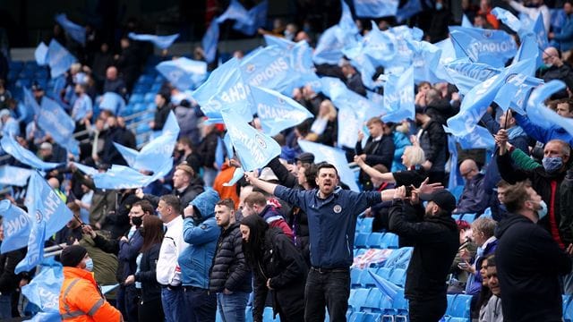 In Porto beim Champions-League-Finale dürfen unter anderem auch Fans von Manchester City dabei sein.