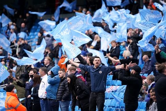 In Porto beim Champions-League-Finale dürfen unter anderem auch Fans von Manchester City dabei sein.