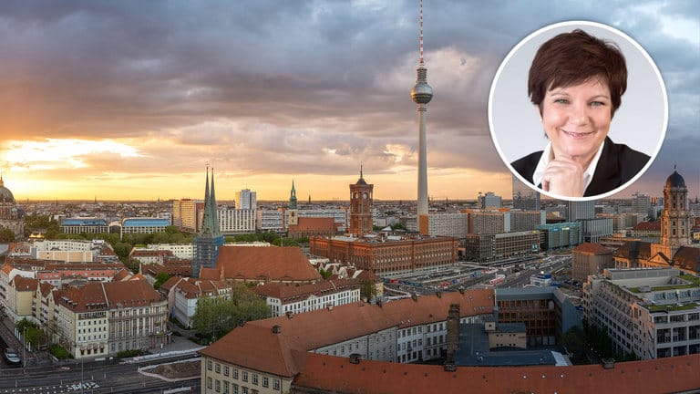 Die Skyline Berlins: In der Hauptstadt haben Vonovia und Deutsche Wohnen gemeinsam rund 150.000 Wohnungen.