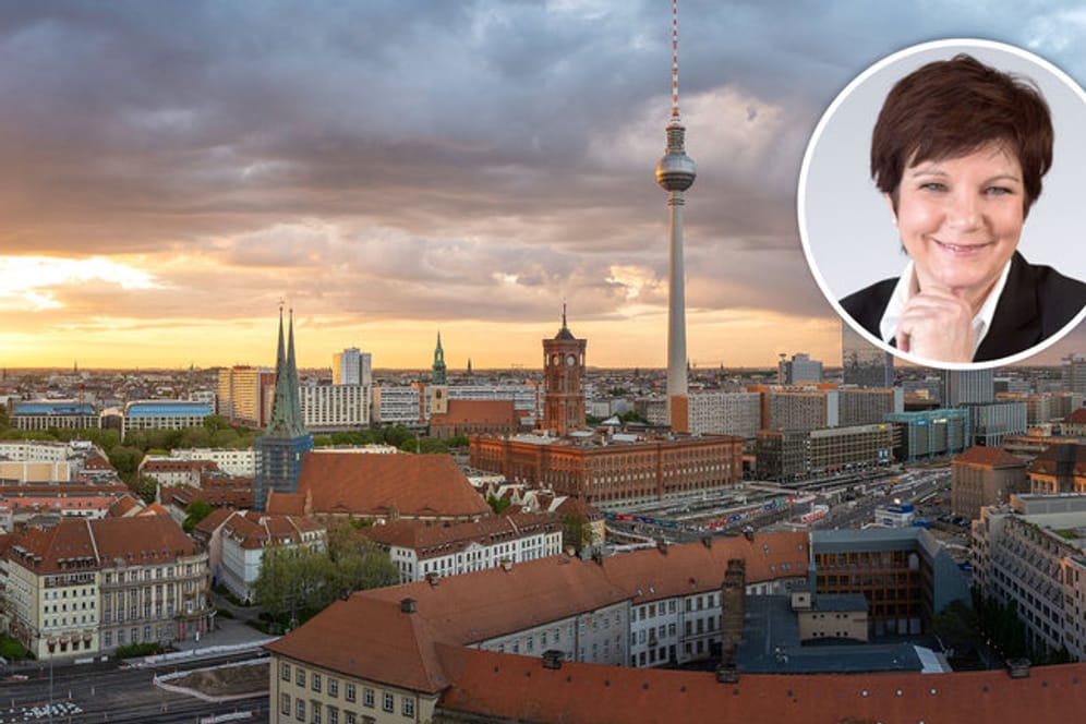 Die Skyline Berlins: In der Hauptstadt haben Vonovia und Deutsche Wohnen gemeinsam rund 150.000 Wohnungen.