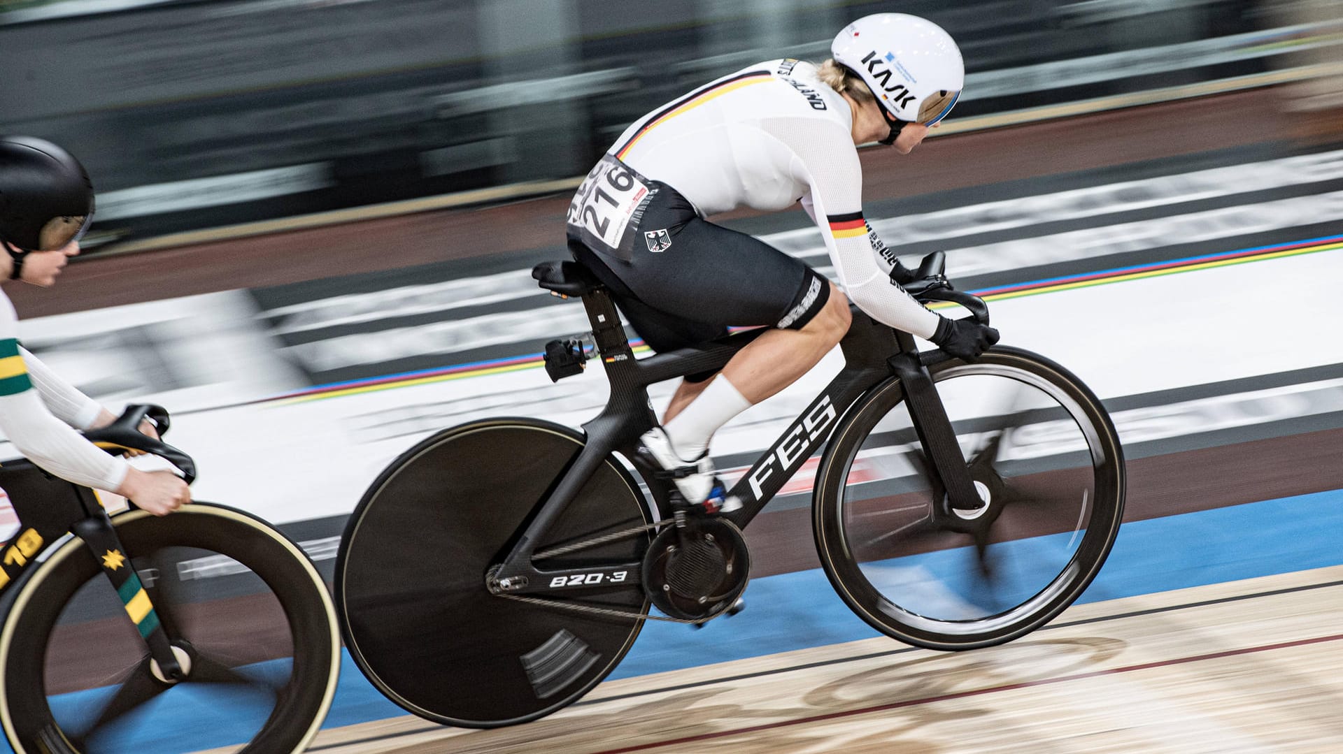 EM-Absage: Die deutsche Bahnrad-Elite um Top-Star Emma Hinze wird nicht an den Titelkämpfen in Minsk teilnehmen. (Archivbild)