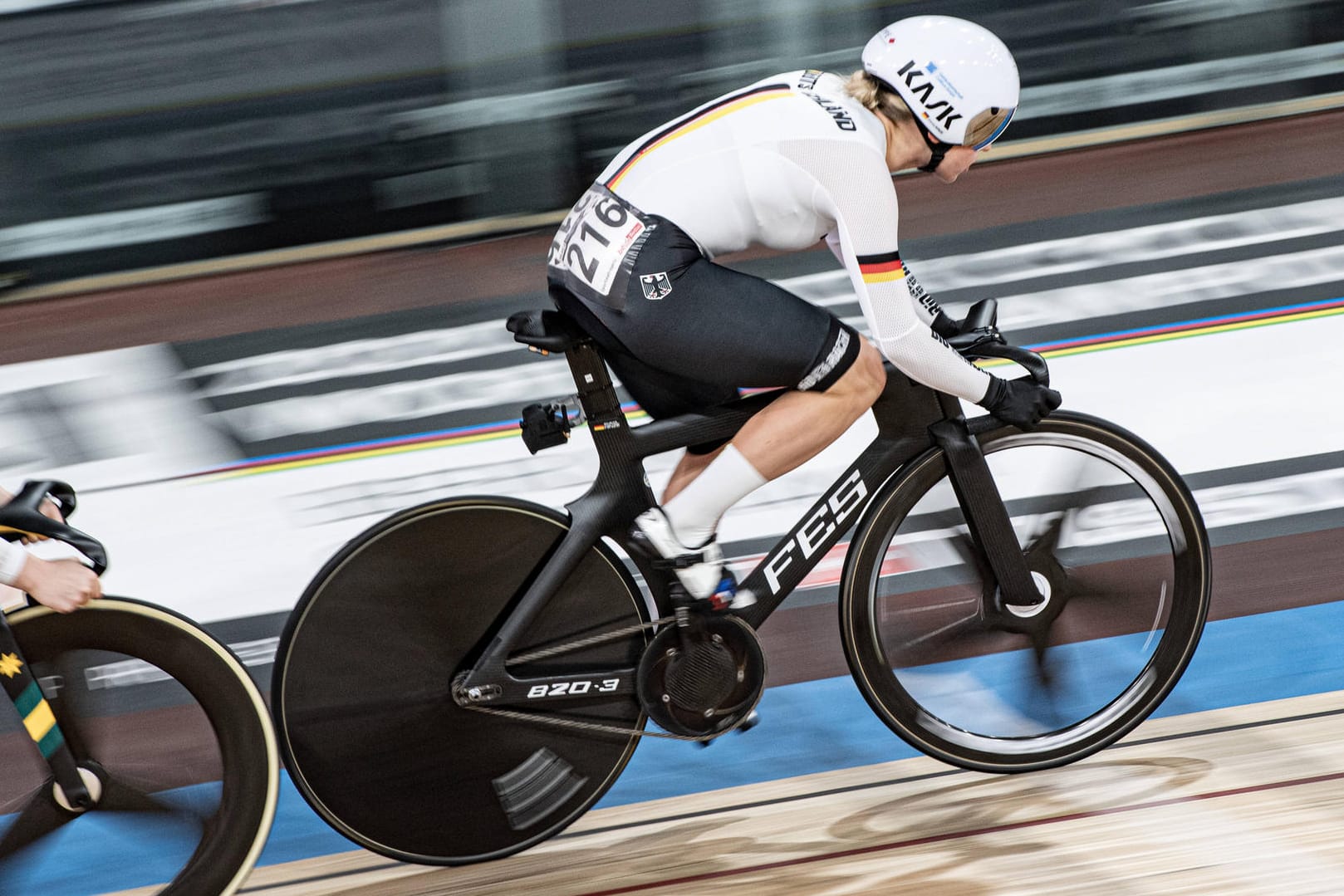 EM-Absage: Die deutsche Bahnrad-Elite um Top-Star Emma Hinze wird nicht an den Titelkämpfen in Minsk teilnehmen. (Archivbild)