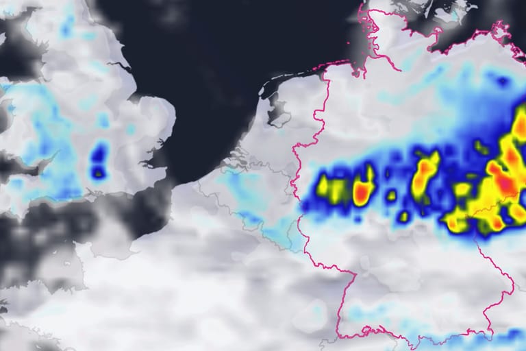 Milderes Wetter in Sicht: Diese Animation zeigt, wo es vor dem Wetterumschwung am Wochenende noch mal so richtig nass wird in Deutschland.