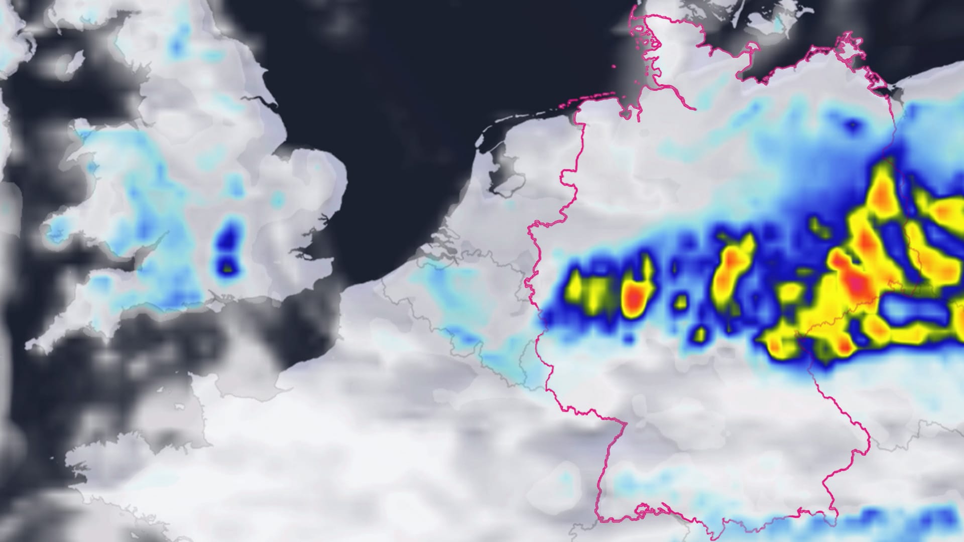 Milderes Wetter in Sicht: Diese Animation zeigt, wo es vor dem Wetterumschwung am Wochenende noch mal so richtig nass wird in Deutschland.