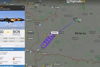 Belavia-Flug ohne Erlaubnis: Eine Maschine der staatlichen Fluggesellschaft durfte am Mittwoch nicht in den polnischen Luftraum.