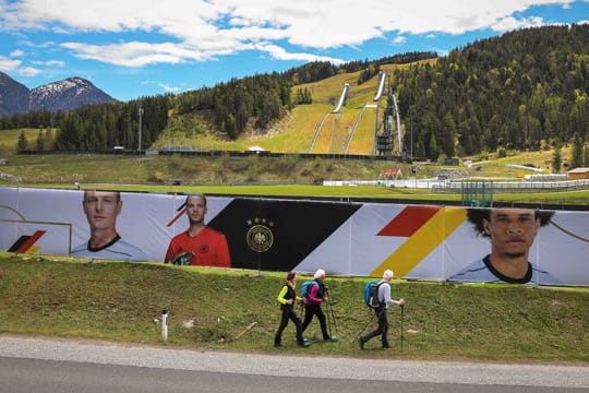 Willkommen in Österreich: Seefeld ist bereit für das DFB-Team.