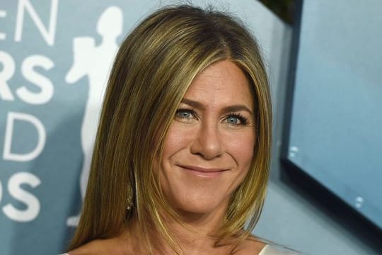 Schauspielerin Jennifer Aniston hatte in der Serie "Friends" einen gemeinsamen Auftritt mit ihrem damaligen Ehemann Brad Pitt.