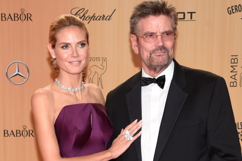 Heidi Klum und Günther Klum: Die Beziehung von Vater und Tochter soll angespannt sein.