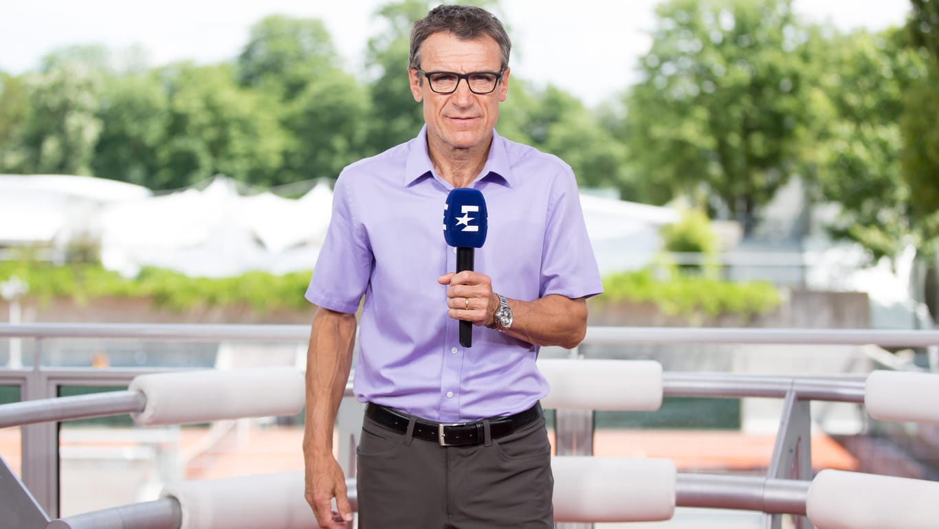Mats Wilander: Der frühere Tennis-Profi arbeitet seit Jahren für den TV-Sender Eurosport und analysiert die Matches als Eperte.