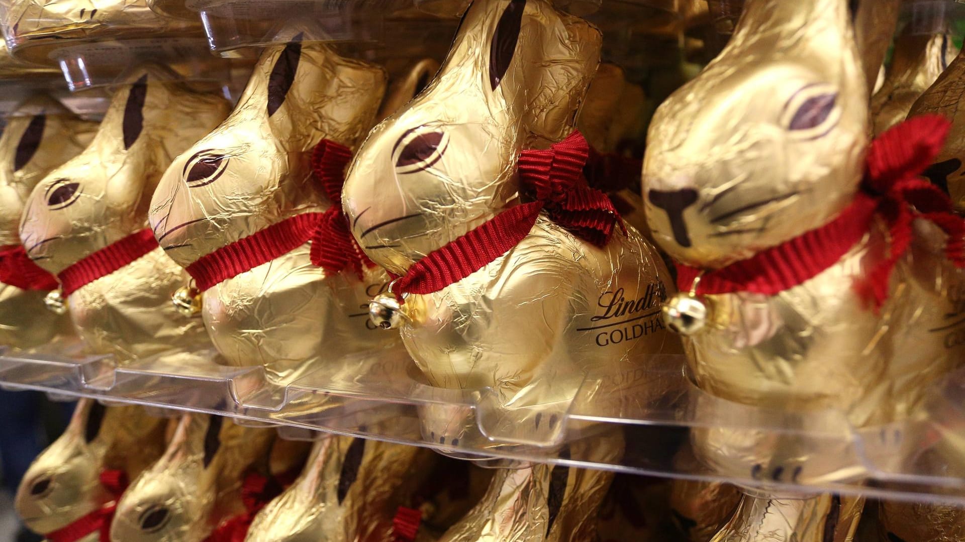 Goldhase von Lindt: Kein anderer Schokoosterhase wird in Deutschland so oft gekauft.