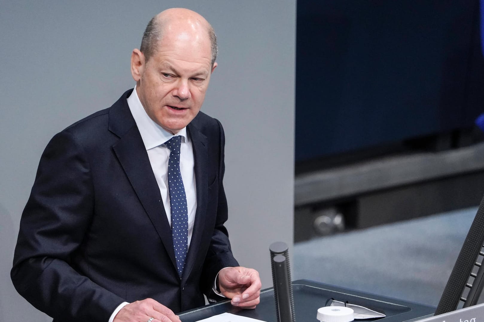 Olaf Scholz, Kanzlerkandidat der SPD: Selbst in den eigenen Reihen hatte Habecks Vorschlag für Kritik gesorgt.