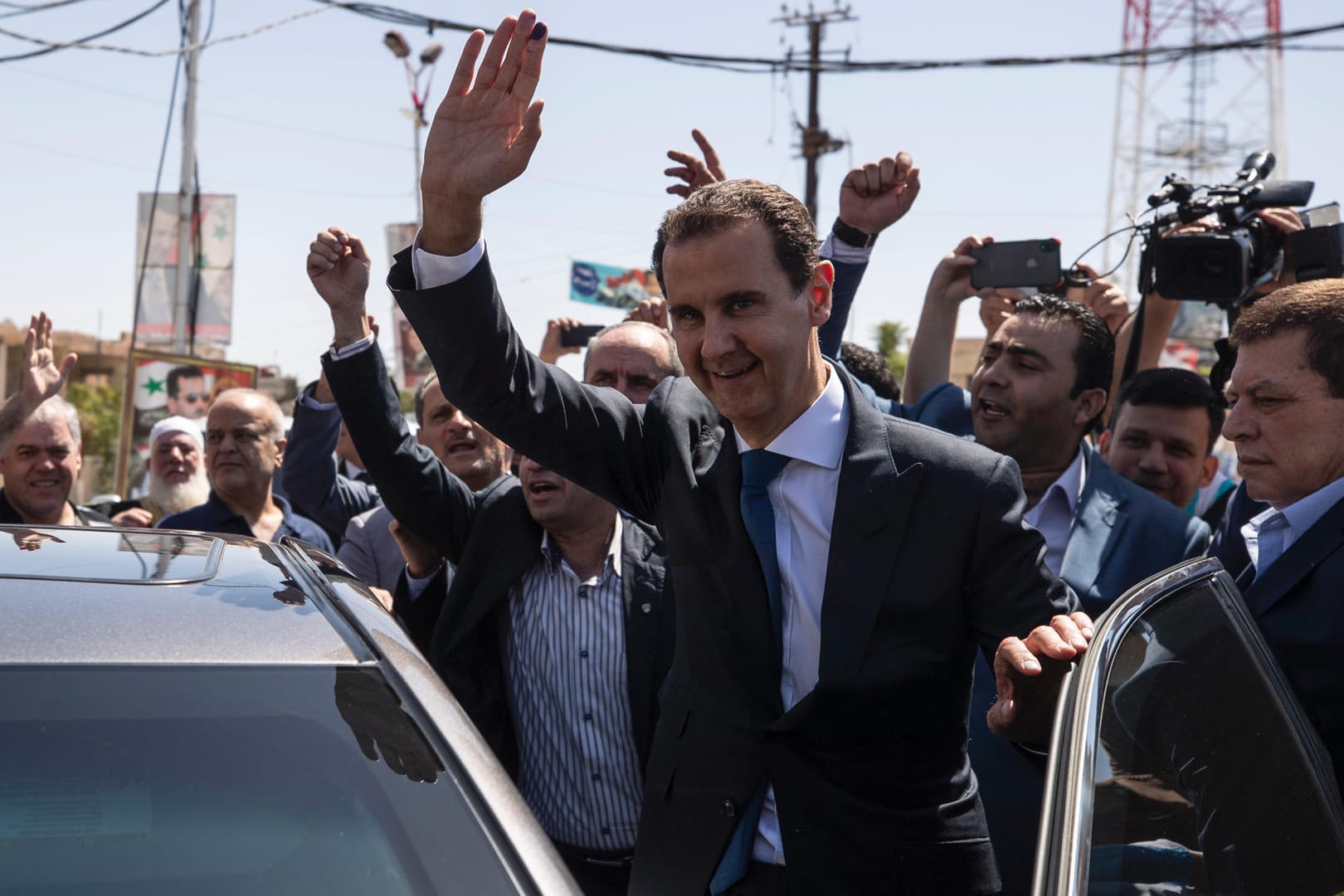 Syriens Machthaber Baschar al-Assad: Bereits zum zweiten Mal will er sich in Kriegszeiten wiederwählen lassen.