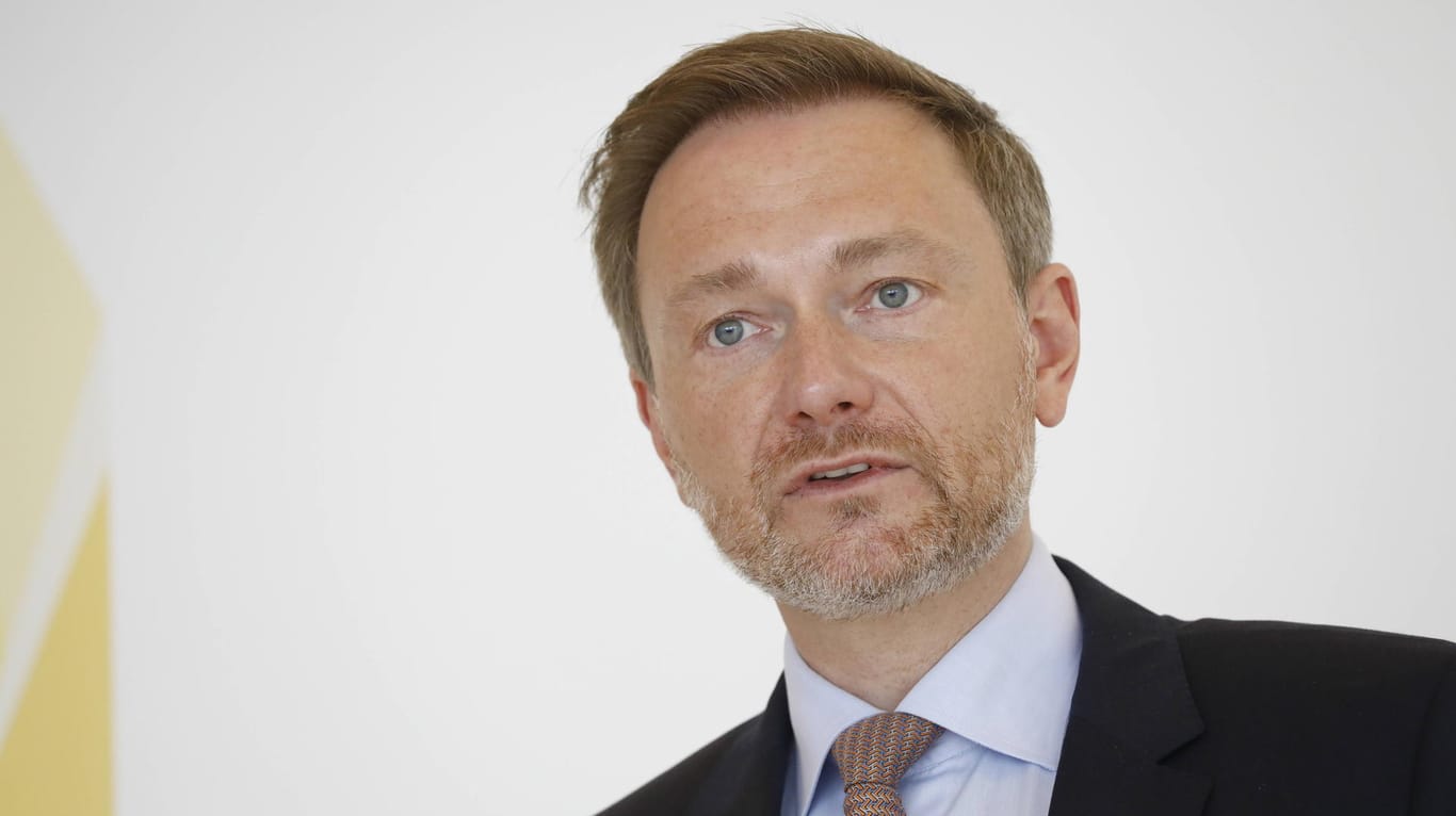 Christian Lindner auf einer Pressekonferenz in Berlin: Der FDP-Vorsitzender hält die Ergebnisse des Impfgipfels für unzureichend.