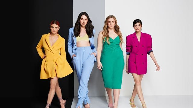 Romina (l-r), Alex, Dascha und Soulin waren die vier Finalistinnen von "Germany's Next Topmodel" (undatierte Aufnahme). Romina (l-r), Alex, Dascha und Soulin waren die vier Finalistinnen von "Germany's Next Topmodel" (undatierte Aufnahme).