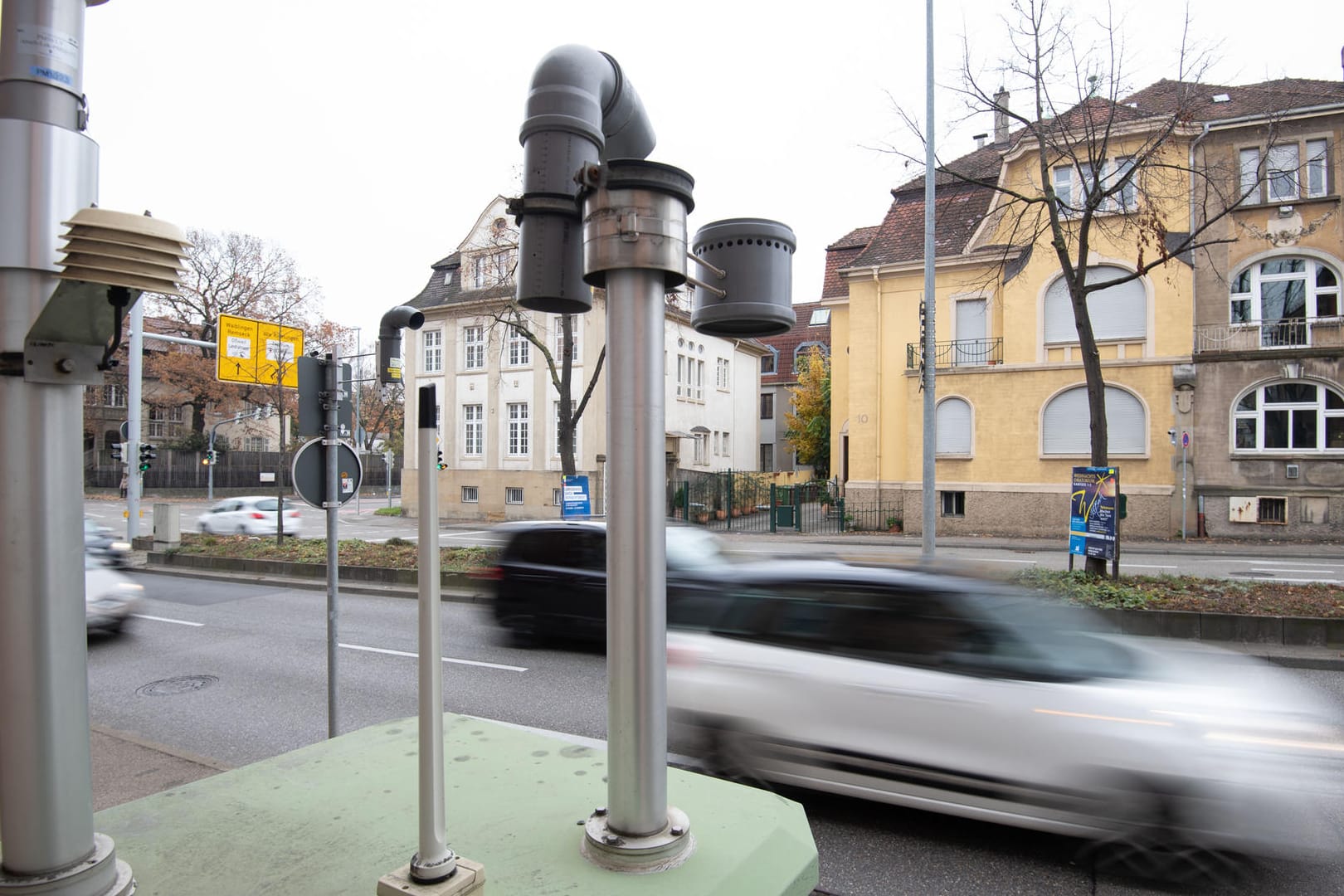 Luftmessstation in Ludwigsburg: Das Bundesverwaltungsgericht in Leipzig hat Urteile zu möglichen Diesel-Fahrverboten zur Einhaltung der Grenzwerte für Stickstoffdioxid verkündet.