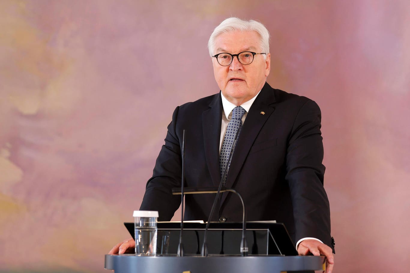 Steinmeier in Berlin: Der Bundespräsident will gern für eine zweite Amtszeit kandidieren.
