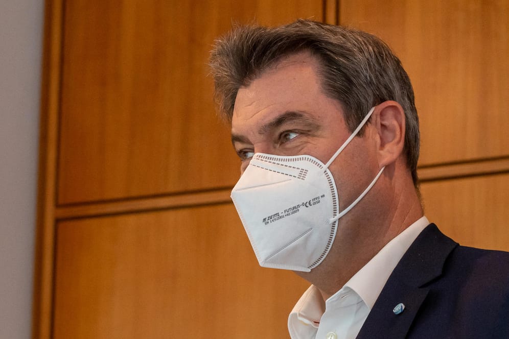 Markus Söder vor der Sitzung des bayerischen Kabinetts: Der CSU-Vorsitzende will sich auf einen Kandidaten für den Posten des Bundespräsidenten nicht festlegen (Archivfoto).