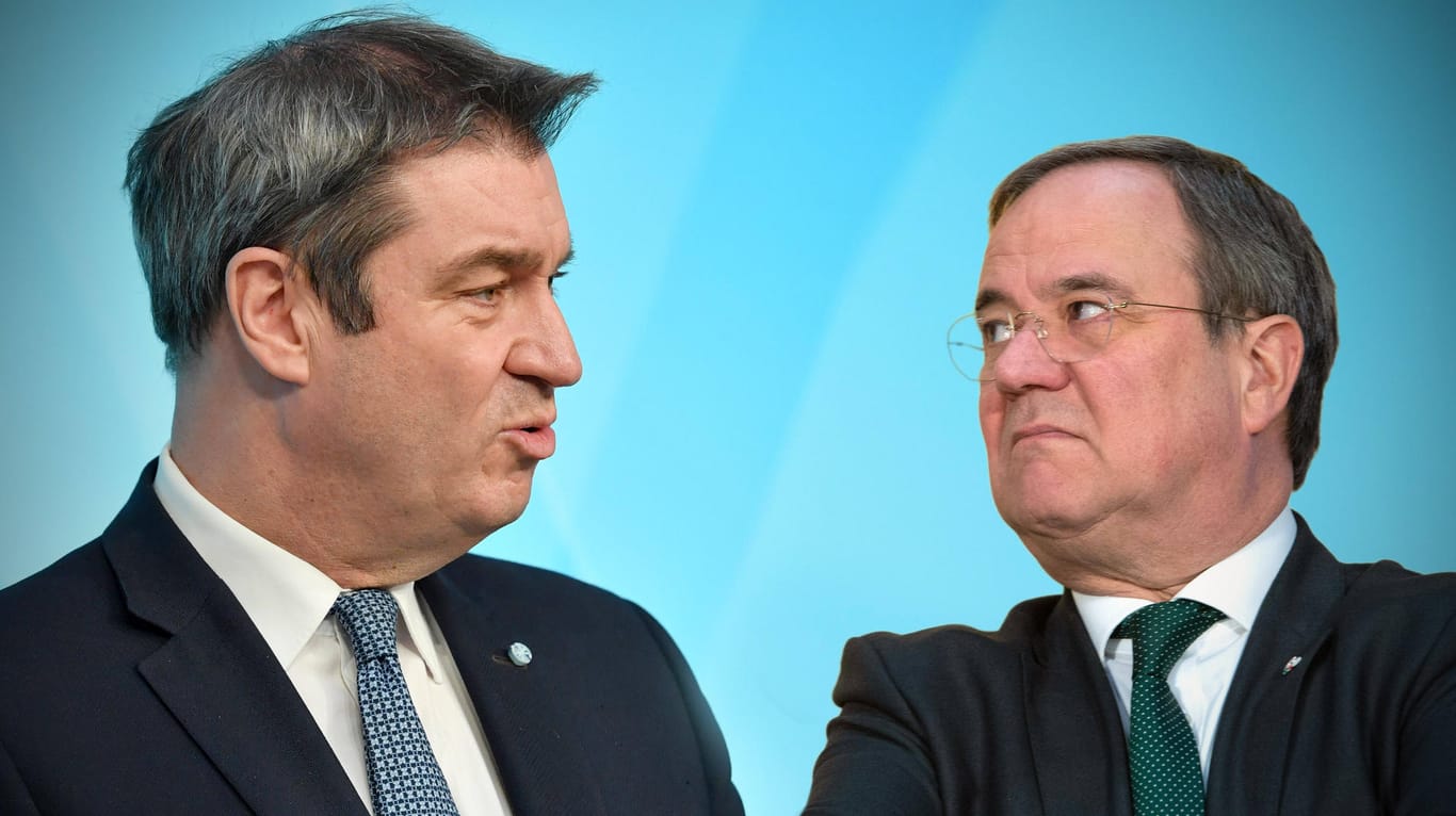 Markus Söder und Armin Laschet: Beide Unionspolitiker rangen um die Kanzlerkandidatur.