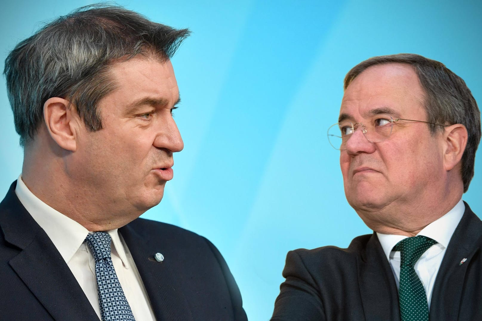 Markus Söder und Armin Laschet: Beide Unionspolitiker rangen um die Kanzlerkandidatur.