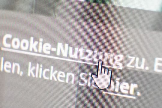 Aufforderung zur Zustimmug der Cookie-Nutzung auf einer Website.