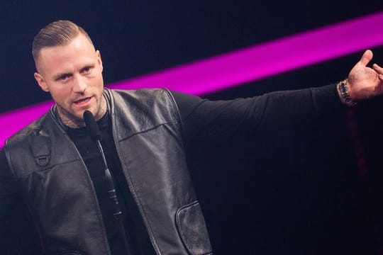 Kontra K bei der Verleihung der 1Live-Krone in Bochum 2019.
